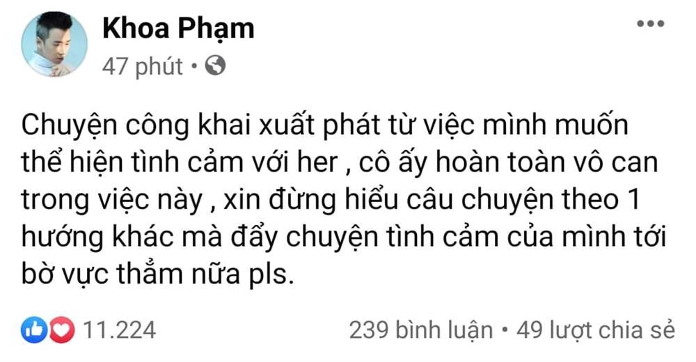 Karik cầu xin dân mạng ngưng công kích chuyện tình cảm-3