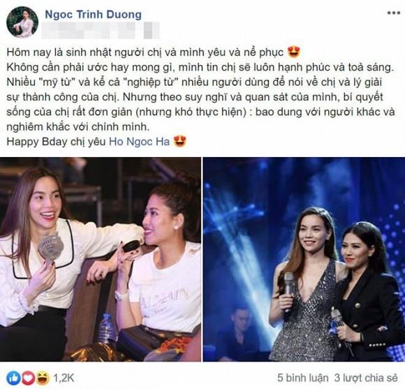 Ít người biết Hồ Ngọc Hà và BTV Ngọc Trinh cũng là cặp chị em keo sơn gắn bó-5