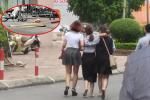 Kinh hoàng: Hai người cùng rơi từ tầng cao chung cư ở Hà Nội-3