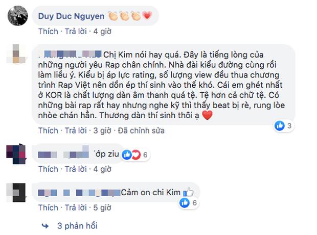 Kimmese chỉ trích King Of Rap cắt ghép chiêu trò, vì ratings mà làm giảm chất lượng thí sinh-4