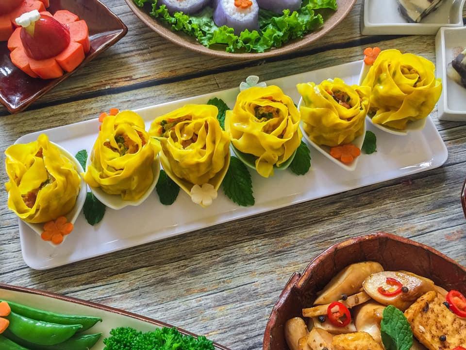 5 mâm cơm chay cúng gia tiên mùa Vu Lan-4