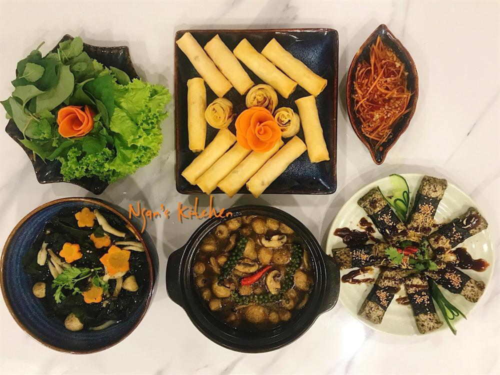 5 mâm cơm chay cúng gia tiên mùa Vu Lan-6