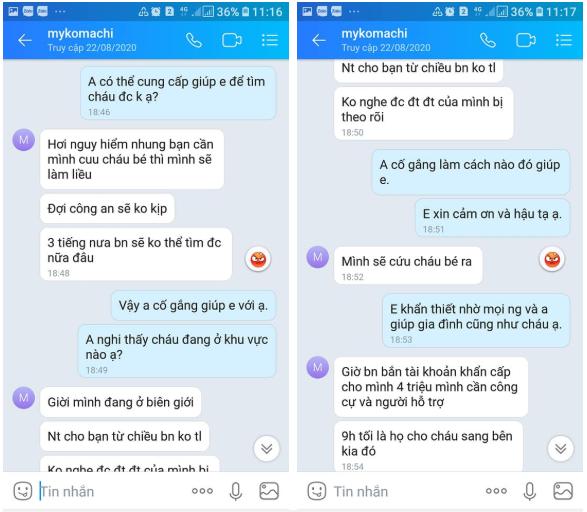 Bố cháu bé ở Bắc Ninh công khai loạt tin nhắn kẻ gian tống tiền trục lợi trong lúc rối ren-2