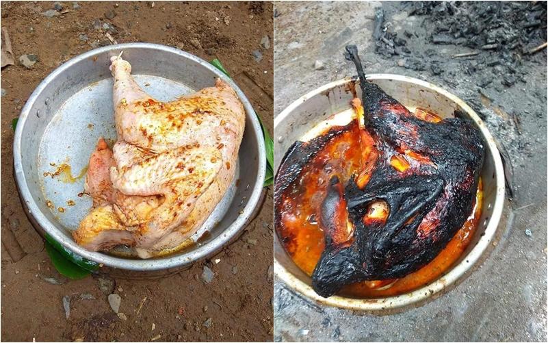 Nhìn mà tức với các pha xử lý thịt gà, vịt cồng kềnh của hội gái vụng-3