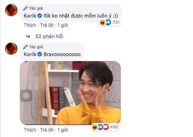 Chúc thí sinh Trường Giang làm nên chuyện tại Rap Việt, Karik tự đăng tự cười không nhặt được mồm-3