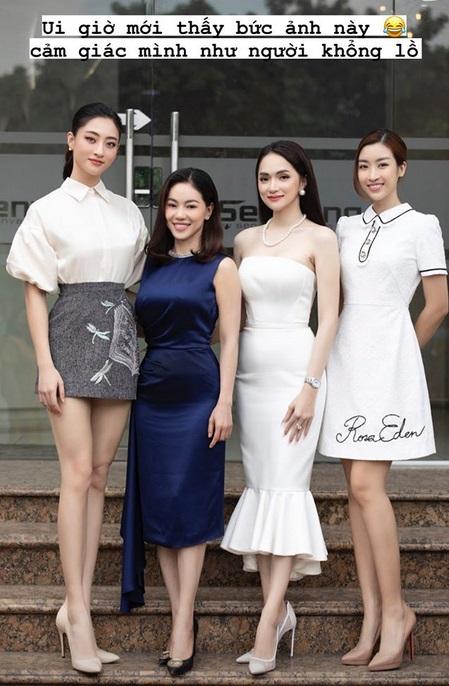 Lương Thùy Linh giống hệt người khổng lồ khi hội ngộ bạn trung học-4