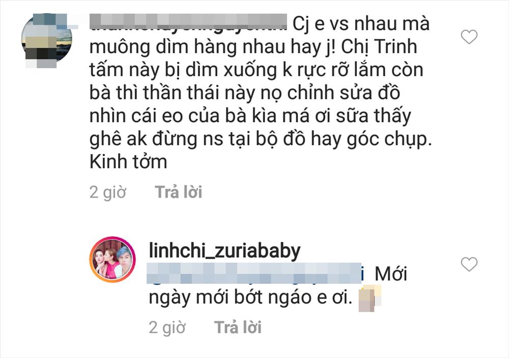 Linh Chi bị chê kinh tởm vì đăng ảnh dìm hàng Ngọc Trinh-2