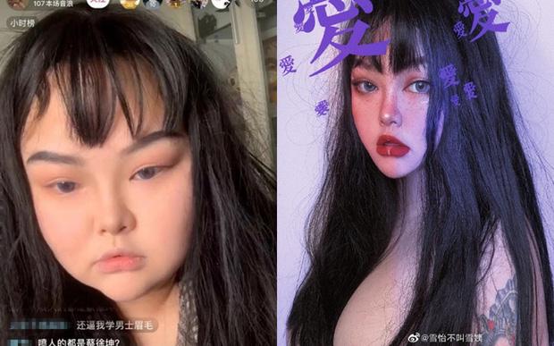 Hot girl xứ Trung ‘rớt đài’ khi bị bóc mẽ nhan sắc thật-8