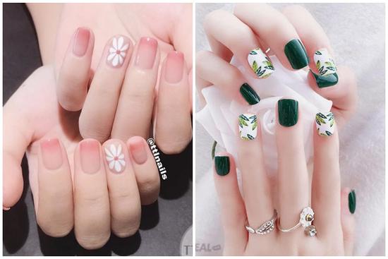 Những mẫu nail xinh chuẩn xu hướng giao mùa