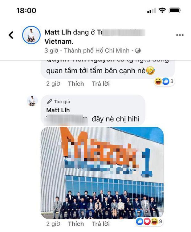 Bạn bè liên tục dò hỏi về góc làm việc lấp ló ảnh Hương Giang, Matt Liu liền có màn bẻ lái khéo léo-3