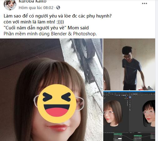 Bị bố mẹ bắt ra mắt người yêu, trai ế thâm niên thiết kế bạn gái 3D y chang người thật-1