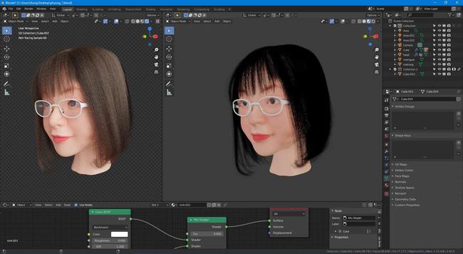 Bị bố mẹ bắt ra mắt người yêu, trai ế thâm niên thiết kế bạn gái 3D y chang người thật-3