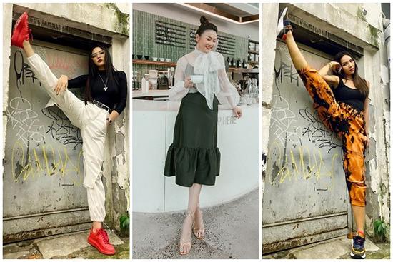 Hết đồ đôi, Kỳ Duyên - Minh Triệu còn pose dáng 'khó nhằn' cùng khoe chân dài