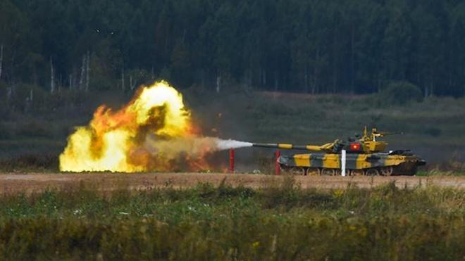 Đội xe tăng Việt Nam lần đầu vô địch bảng 2 Tank Biathlon-2