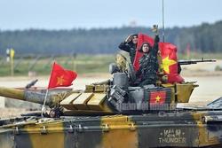 Đội xe tăng Việt Nam lần đầu vô địch bảng 2 Tank Biathlon