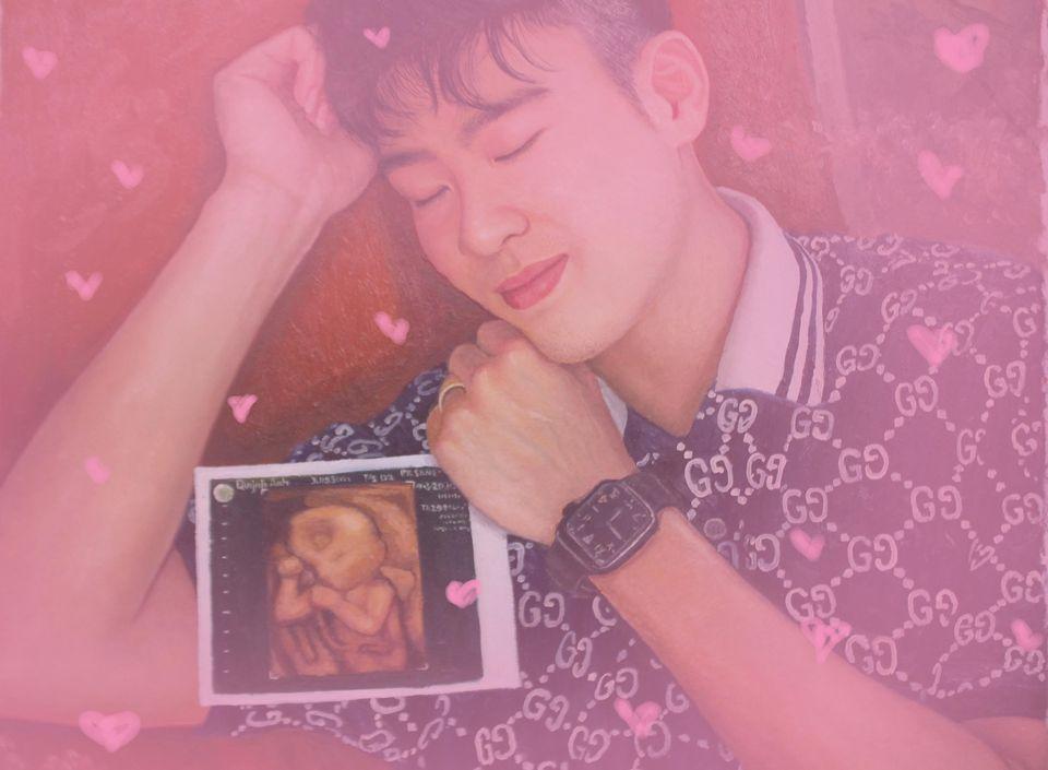 Vợ Duy Mạnh đã sinh em bé, biểu cảm vừa mới chào đời của cậu quý tử gây bão mạng-4