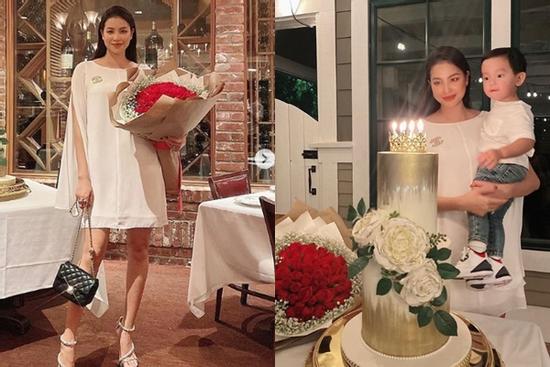 Đón sinh nhật thứ 29, Phạm Hương vẫn quyết giấu bố của con trai