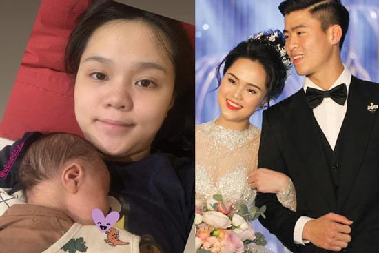 Quỳnh Anh nhợt nhạt sau sinh, Duy Mạnh công khai 'chê' vợ là bà béo