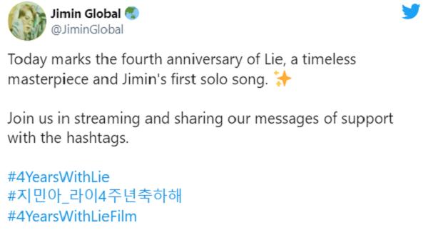 Ai sướng như Jimin, đến bài hát solo 4 năm trước cũng được fan kỷ niệm tưng bừng-2