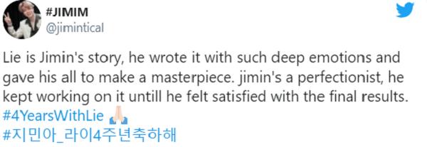 Ai sướng như Jimin, đến bài hát solo 4 năm trước cũng được fan kỷ niệm tưng bừng-3