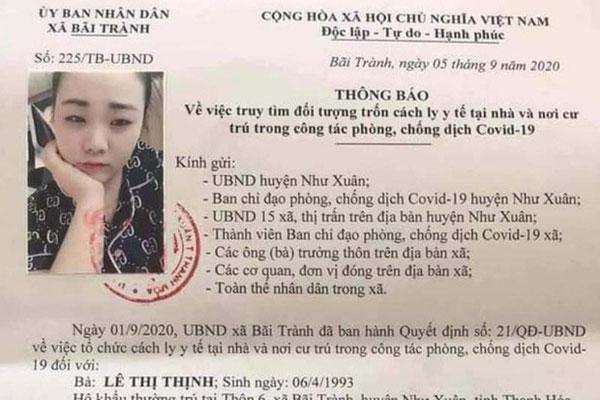 9x xinh đẹp ở Thanh Hóa trốn cách ly y tế-1