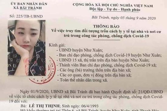 9x xinh đẹp ở Thanh Hóa trốn cách ly y tế