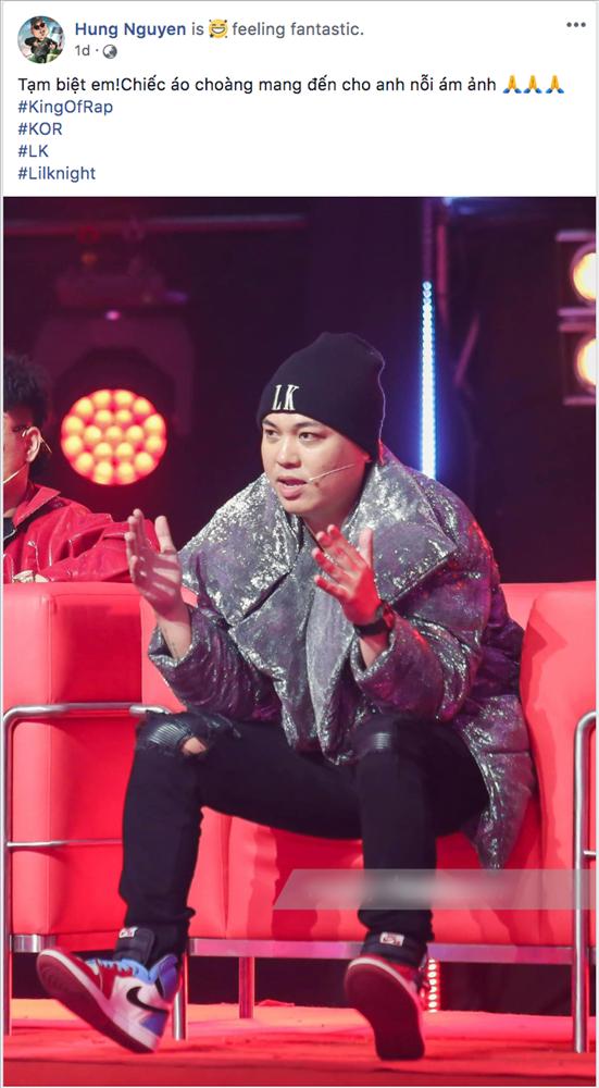 Rapper LK vái lạy vì may quá đã rời được chiếc áo siêu ngốt mà stylist King of Rap chọn cho-1