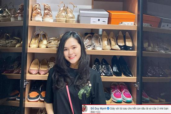 Quỳnh Anh khoác túi hiệu 'comeback' rạng rỡ sau sinh, Duy Mạnh liền vào cà khịa gắt