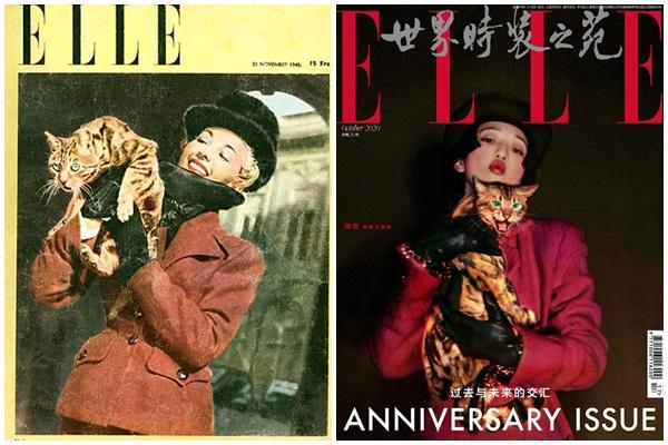 Như Ý Châu Tấn lột xác với mái tóc đỏ rực, thời trang sexy ở tuổi 45-3