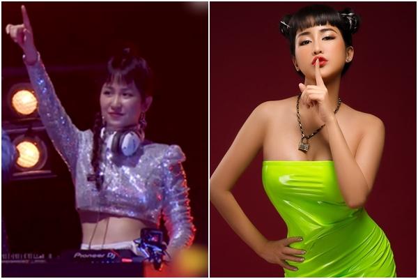Hồng Thanh không ngại nhuộm tóc để đồng điệu thời trang với DJ Mie-11