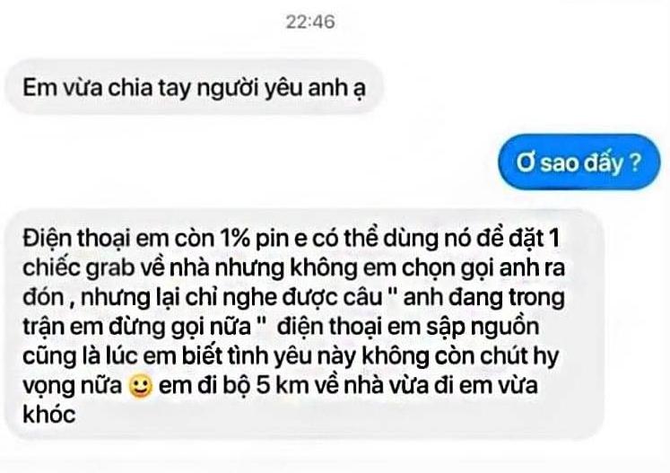 Cô gái chia tay người yêu chỉ vì câu nói anh đang dở trận khiến dân mạng tranh cãi-1