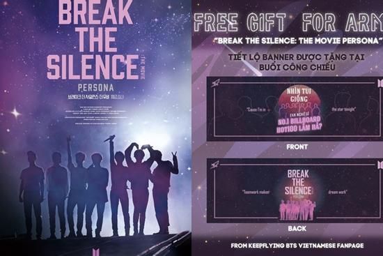 V-ARMY chơi lớn, tặng free gift mừng BREAK THE SILENCE: THE MOVIE công chiếu tại Việt Nam