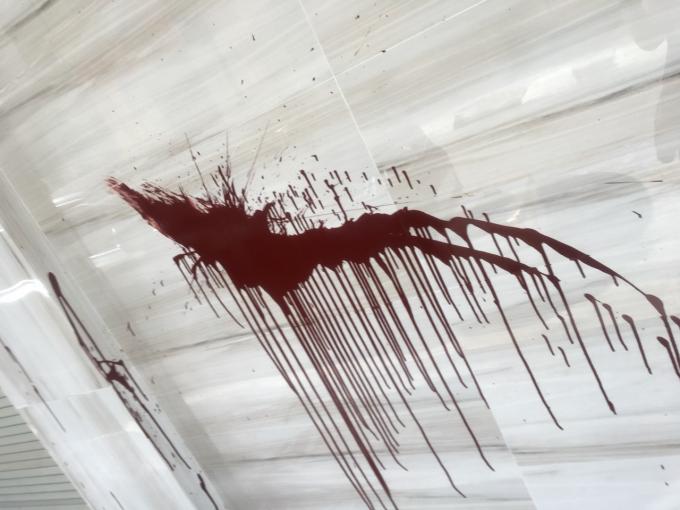 Chồng cũ Âu Hà My bị 2 kẻ lạ mặt khủng bố tạt chất bẩn vào nhà-3