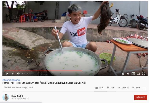 Hay tin Hưng Vlog bị phạt 7,5 triệu đồng, netizen chỉ ra loạt kênh YouTube cũng ăn gà nguyên lông phản cảm-1