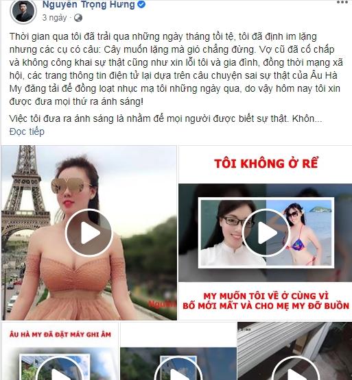 Nguyễn Trọng Hưng chuẩn bị trận chiến cuối khi tuyên bố Âu Hà My: Hết giờ-2