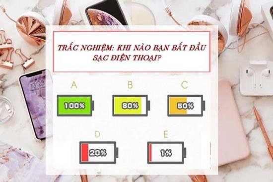 Trắc nghiệm tình yêu và tính cách qua thói quen sạc điện thoại di động