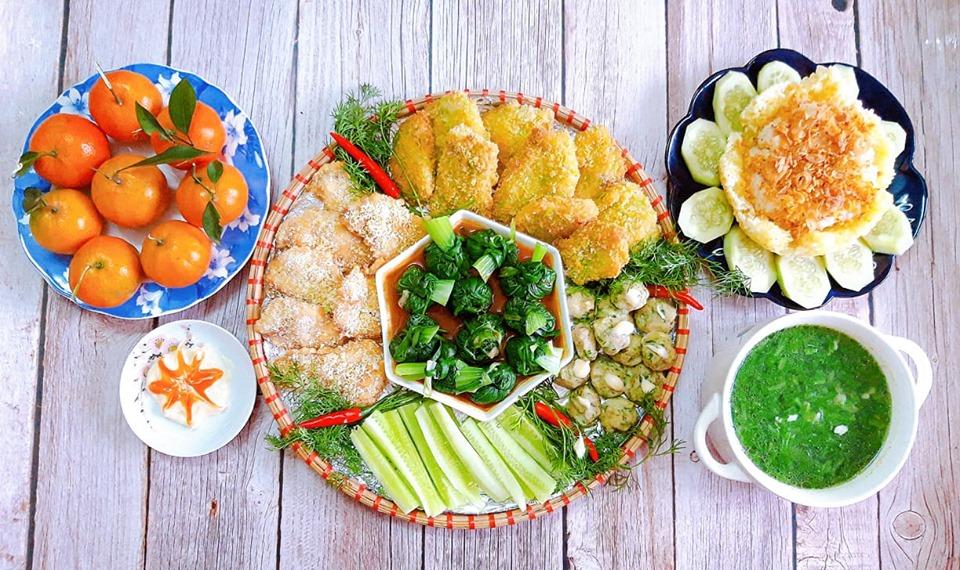Ngưỡng mộ tài nấu ăn: Tạo hình gỏi cuốn thành bức tranh đậm đà bản sắc Việt-10
