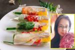 Ngưỡng mộ tài nấu ăn: Tạo hình gỏi cuốn thành bức tranh đậm đà bản sắc Việt