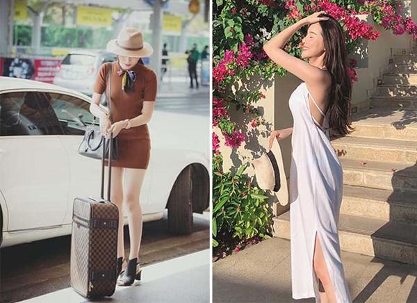 Ngồi giữ xe bên đường, Cao Thái Hà nổi bật với combo túi xách và dép lê hơn trăm triệu-2