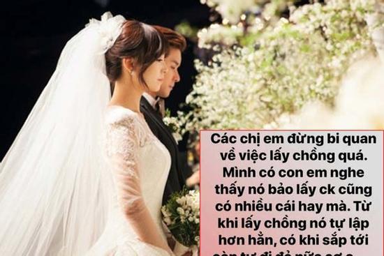 Khuyên chị em 'lấy chồng cũng hay mà', cô gái khiến dân mạng 'cười sặc' vì câu kết