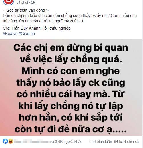 Khuyên chị em lấy chồng cũng hay mà, cô gái khiến dân mạng cười sặc vì câu kết-1