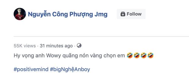 Công Phượng bắn rap fail theo phong cách Nghệ An, Wowy có động thái bất ngờ sau khi được tag-1