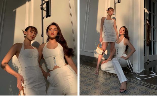 Chi Pu vừa gây bão khi đọ body với Ngọc Trinh đã quay sang rủ bạn thân Sun Ht lên đồ đôi căng đét-1