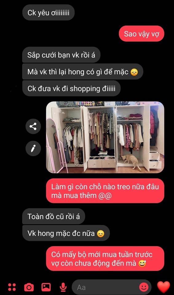 Than vợ hoang phí cả tủ quần áo vẫn kêu không có gì mặc, anh chồng bị chỉnh đẹp-2