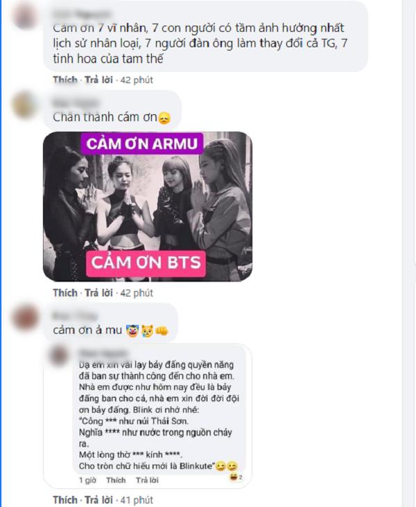 Fan BLACKPINK Việt Nam khiến V-ARMY phẫn nộ vì miệt thị BTS là 7 cô gái-1