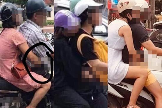 Xuất hiện nhiều 'bàn tay hư' vô tư sờ soạng 'chỗ hiểm' người yêu giữa phố