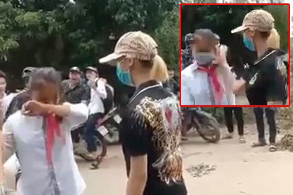 Lộ clip bảo vệ trường THPT ở Thái Bình đánh học sinh ngay trong sân trường?-4