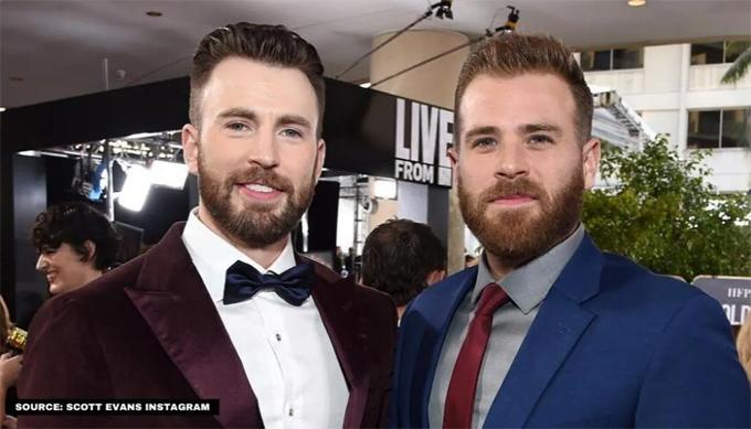 Chris Evans bị em trai trêu khi lộ ảnh nhạy cảm-1