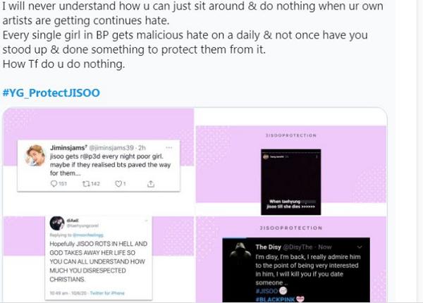 BLINKs sôi sục bảo vệ Jisoo trước bài đăng dọa giết và comment quấy rối tình dục-8