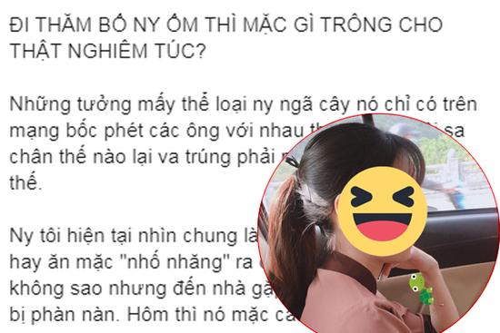 Bị chỉnh cách ăn mặc, cô gái diện luôn 'cây đồ' khó hiểu đến thăm bệnh bố bạn trai